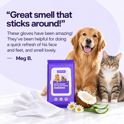 Pet owner review of Bath-Free Fresh Pet Wipes