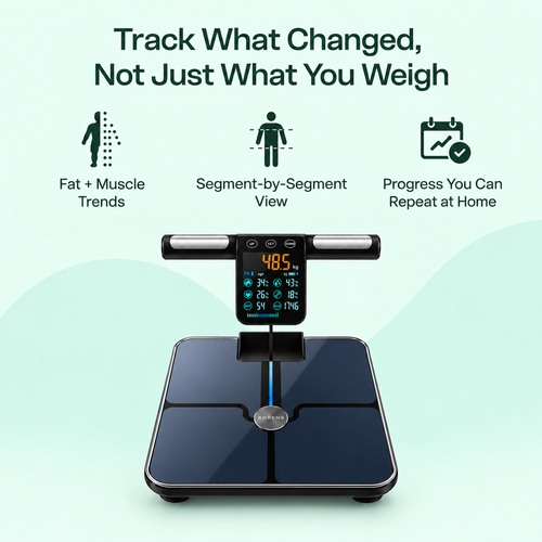 SORENS Body Composition Scale benefits for tracking body composition changes